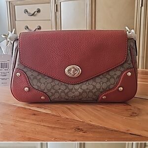 Coach Red and Brown Women's Bag